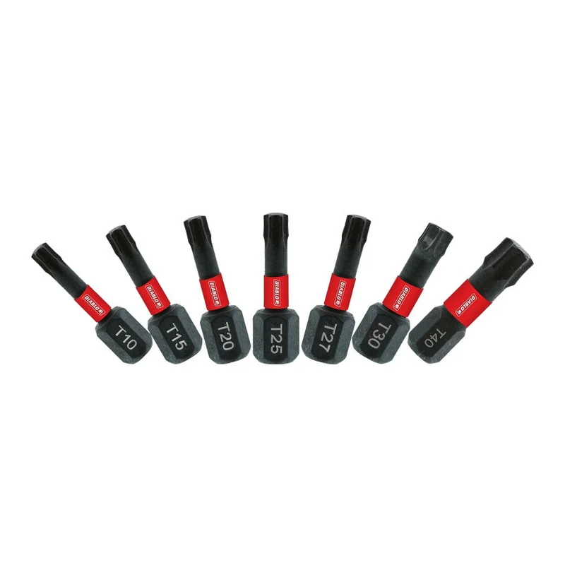 Diablo Assorted Torx 1" Drive Bits (7 Pack)