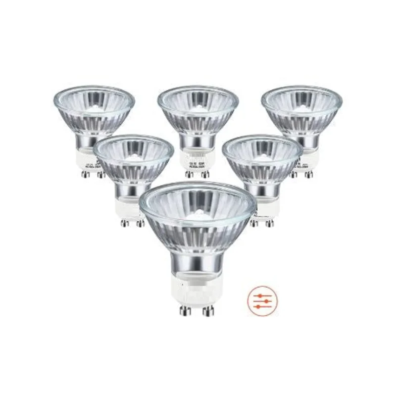 Dimmable MR16 Classic Halogen Light Bulbs 50W Track & Accent Lighting 6 Pack