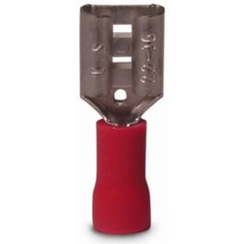 Disconnect, Female, Insulated Barrel, Vinyl, 21-Pk.