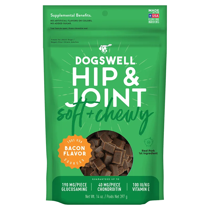 Dogswell Bacon Flavor Hip & Joint Soft & Chewy Dog Treats