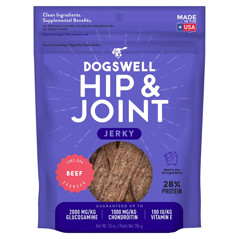 Dogswell Hip & Joint Jerky Treats, Beef