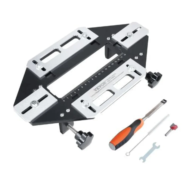 Door Hinge Jig Made of Aluminum Alloy for Woodworking SXRJL-2303