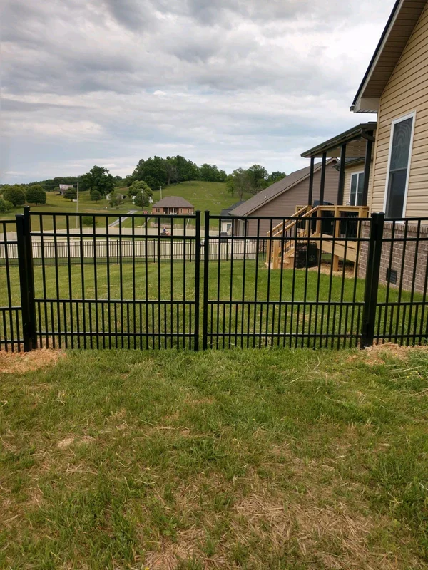 Double Commercial Aluminum Walk Gate