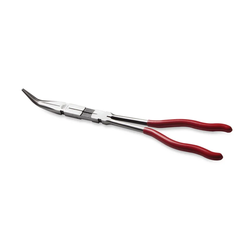 Double-Jointed Long-Reach Bent Nose Pliers - 13"