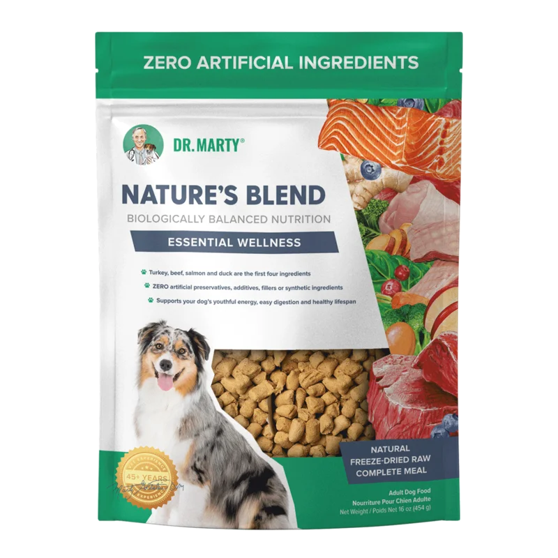 Dr. Marty Natures Blend Essential Wellness Premium Freeze-Dried Raw Dog Food