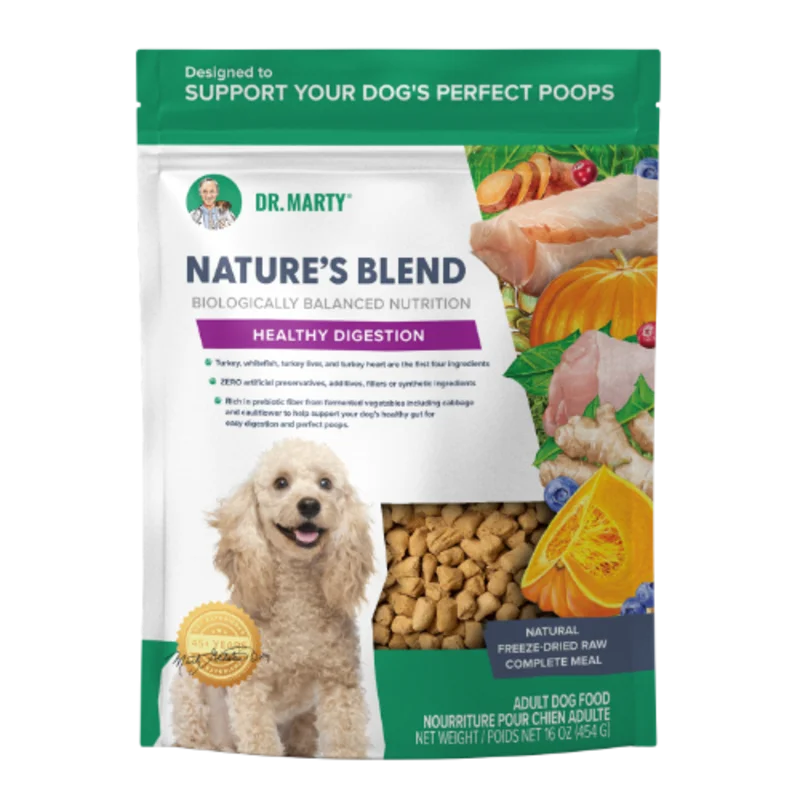 Dr. Marty Natures Blend Healthy Digestion Premium Freeze-Dried Raw Dog Food