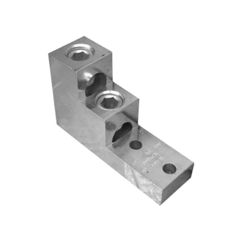 Dual Conductor Aluminum Panelboard Lug 600 MCM2 AWG 2 Hole Mount Bulk Box 90914B (Pack of 50)