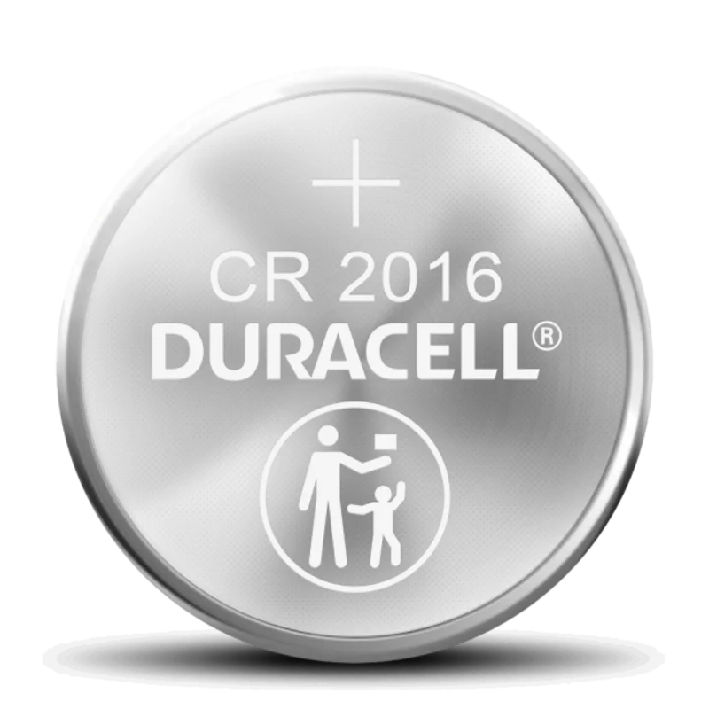 Duracell CR 2016 Lithium Coin Battery with Bitter Coating