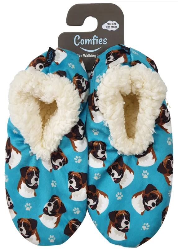 E & S Pets Dog Boxer Slippers Blue