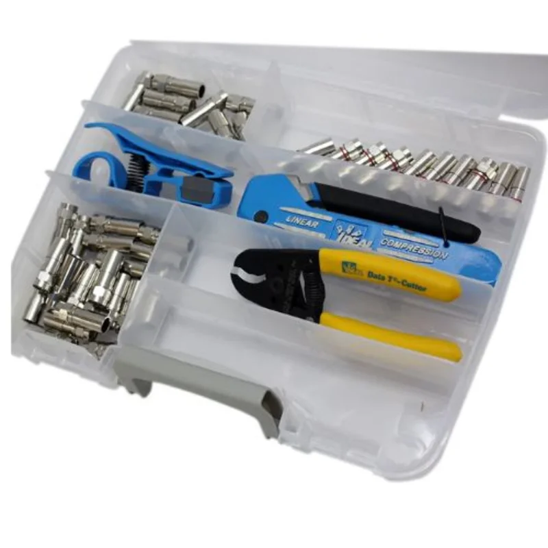 Economy Coax Compression Starter Kit Cable Stripper 33-620