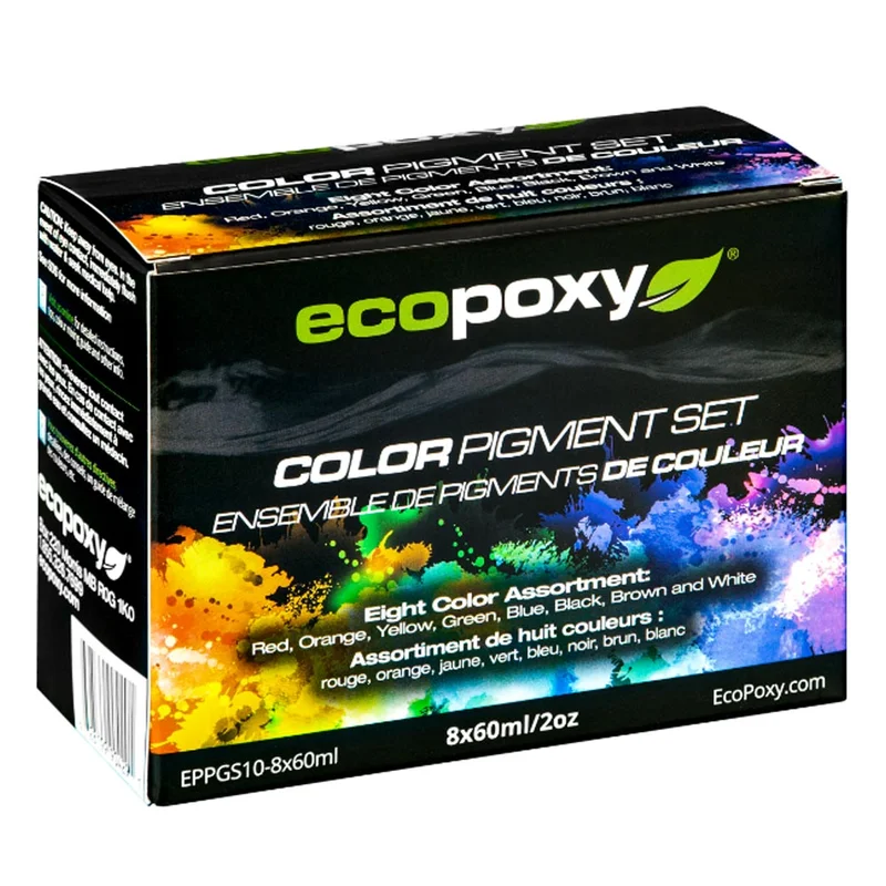 EcoPoxy Color Pigment Set 60 mL (8 Pack)