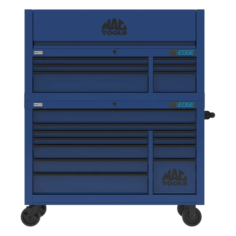Edge 11-Drawer Workstation - Sapphire Blue/Galaxy Black Trim