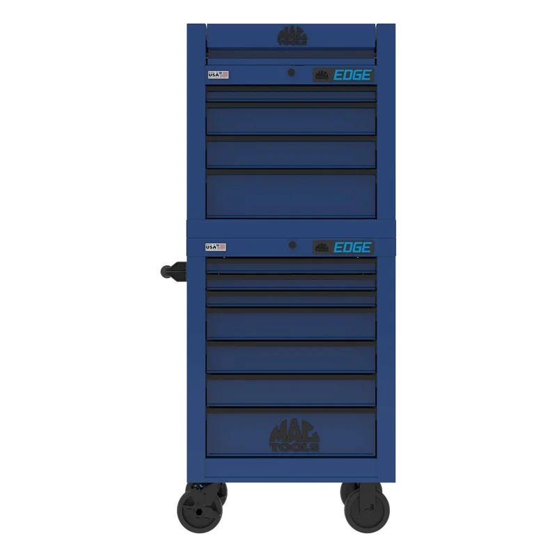 Edge 7-Drawer Workstation - Sapphire Blue/Galaxy Black Trim