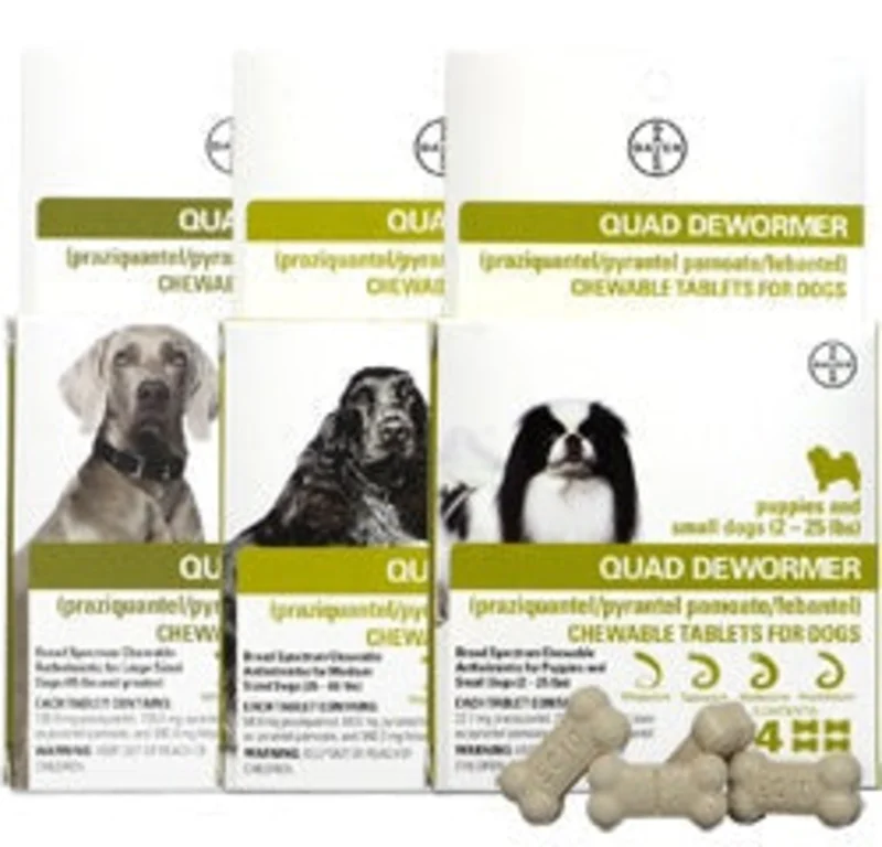 Elanco Quad Dewormer Tablets Dog