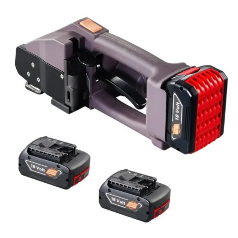 Electric Strapping Machine Portable Electric Banding Tool with Digital Display 2 x 4000mAh Battery Powered Automatic Strapping Tool for Packaging Box Pallet