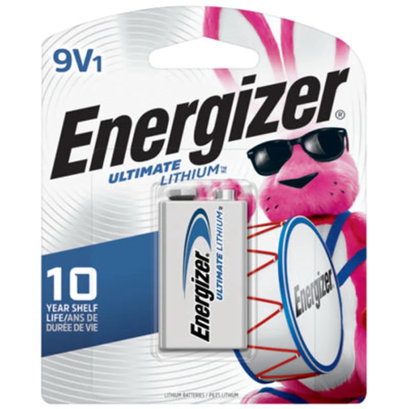 Energizer Ultimate Lithium Batteries 9V