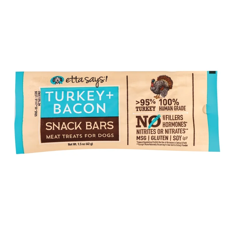 Etta Says! Meat Snack Bar Turkey And Bacon