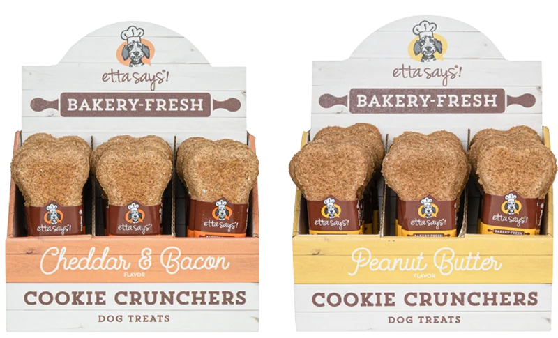 Etta Says Peanut Butter Cookie Crunchers Dog Treats
