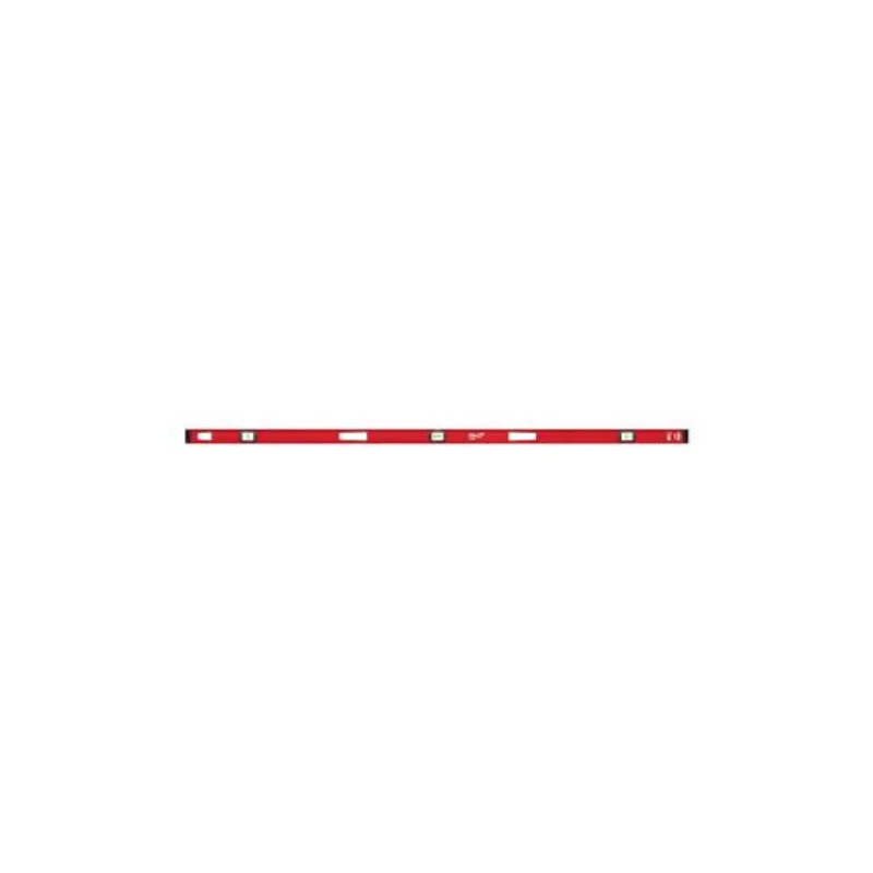 Extra Long 78 Inch Heavy Duty Magnetic I-Beam Level Red And Black MLIBM78