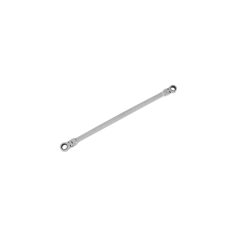 Extra-Long SAE Double-Box Flex Ratcheting Wrench 12mm x 13mm - 12-PT.