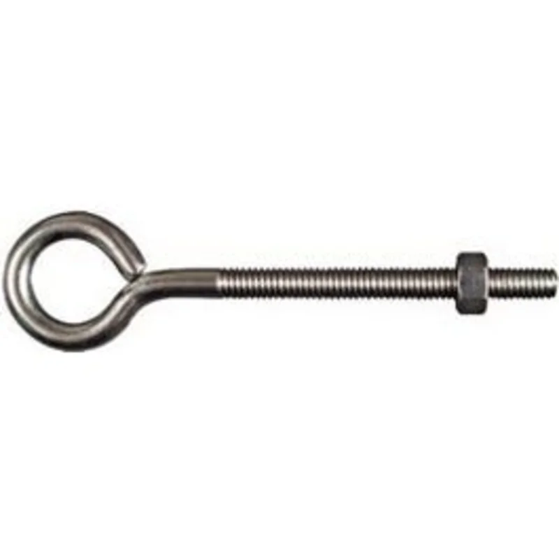 Eye Bolts, Stainless Steel, 5/16 x 5-In.