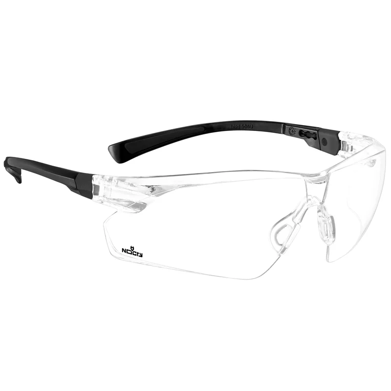 EyeArmor+ Adjustable Anti-Fog Safety Glasses Black & Black