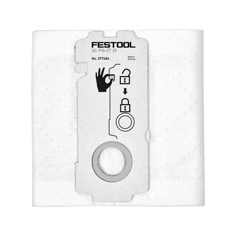 Festool SELFCLEAN Filter Bags SC-FIS-CT 25 (5 Pack)