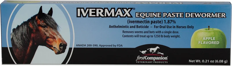 First Companion Ivermax (ivermectin) Equine Paste