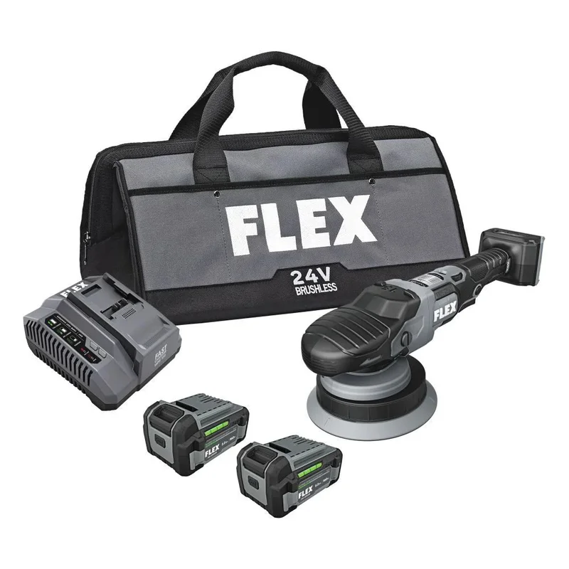 FLEX 24V RANDOM ORBITAL POLISHER KIT - FX3321-2C