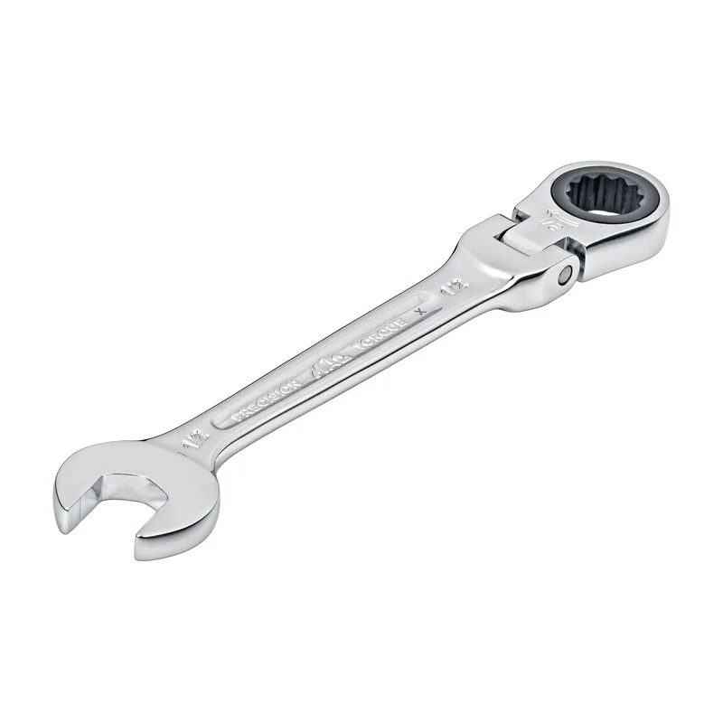 Flexible-Head Ratcheting Wrench 1/2" - 12-PT.