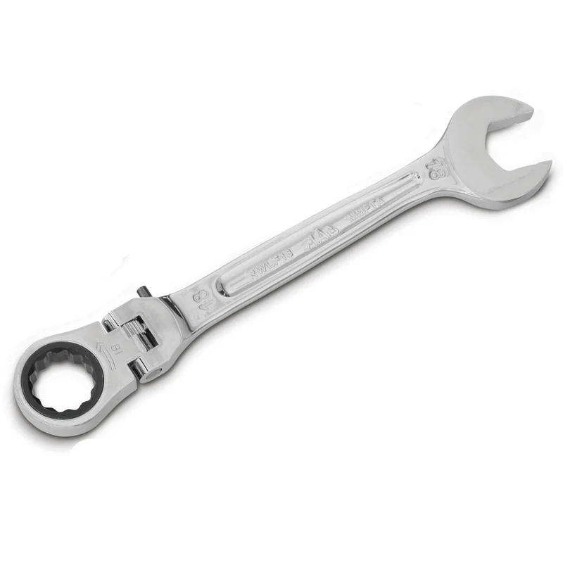 Flexible-Head Ratcheting Wrench 18mm - 12-PT.