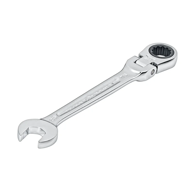 Flexible-Head Ratcheting Wrench 7/16" - 12-PT.
