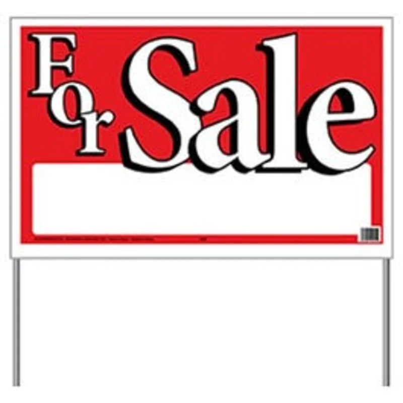 "For Sale" Sign, 26 x 16-In.