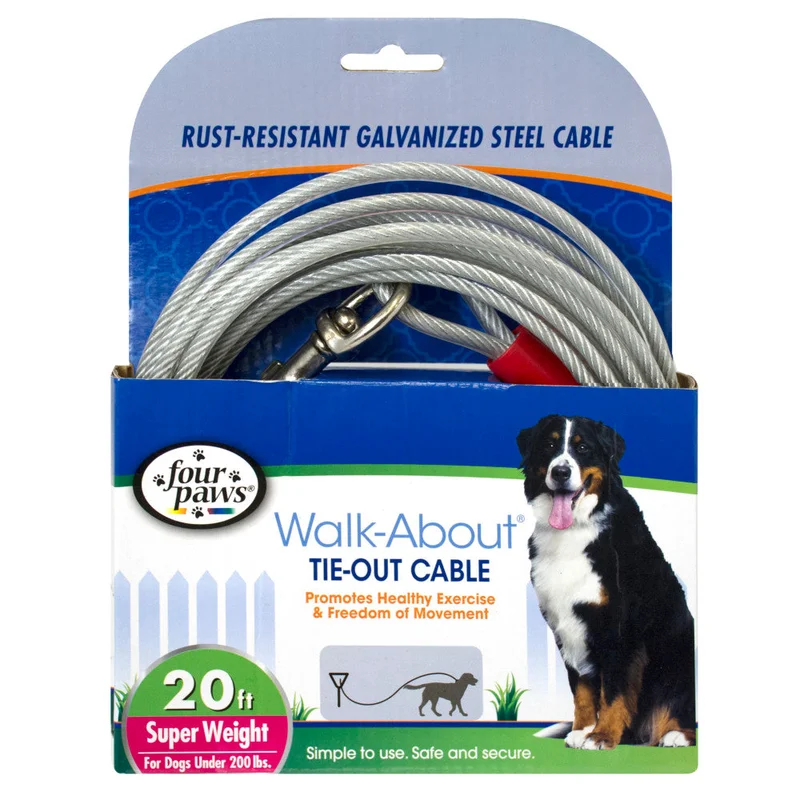 Four Paws Dog Super Tie Out Cable