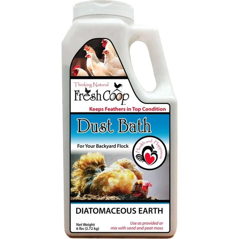 FRESH COOP DUST BATH FOR POULTRY GREY