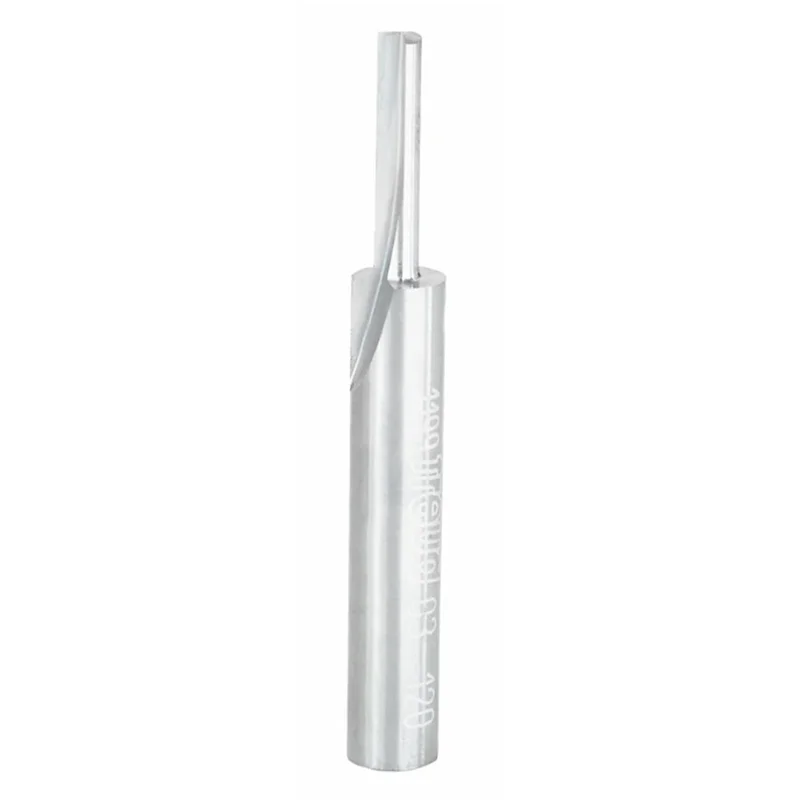Freud 1/4" Shank Single Flute Straight Bits