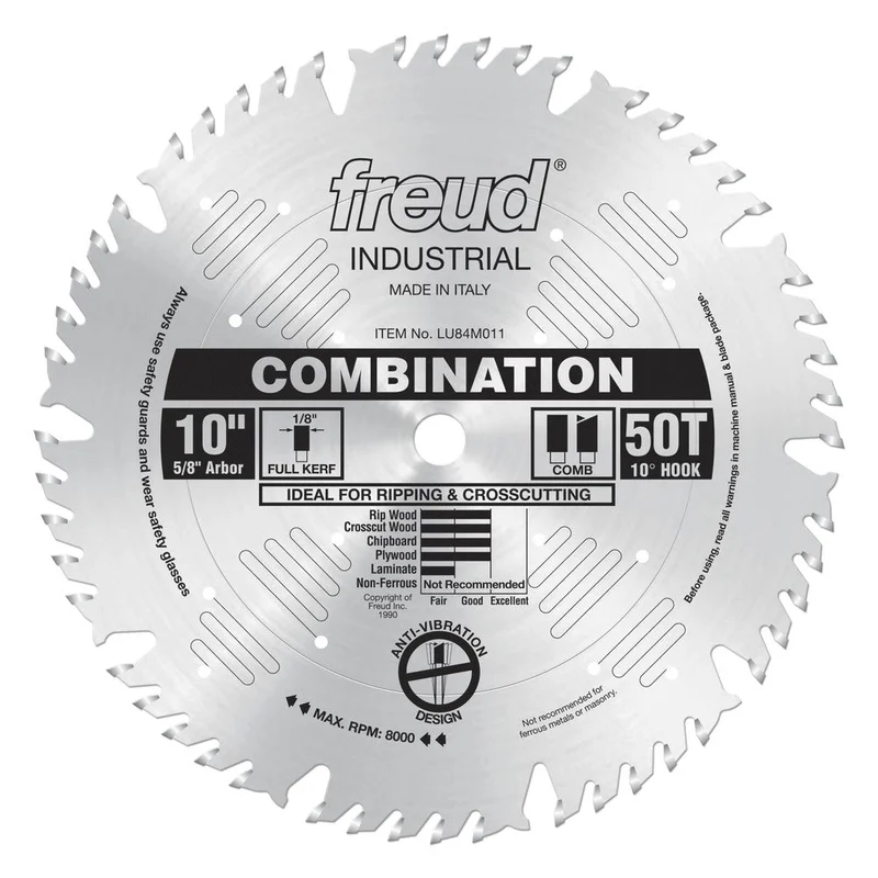 Freud 10" x 50T Combination Blade
