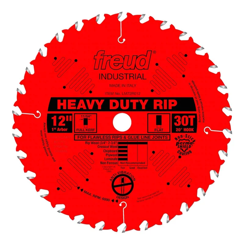 Freud 12" x 30T Heavy-Duty Rip Blade