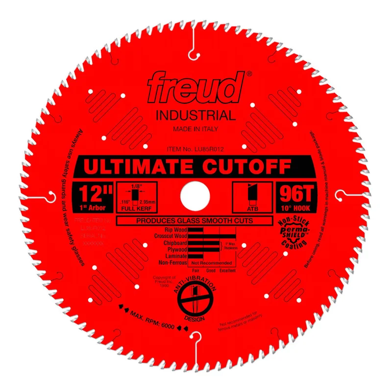 Freud 12" x 96T Ultimate Cut-Off Blade