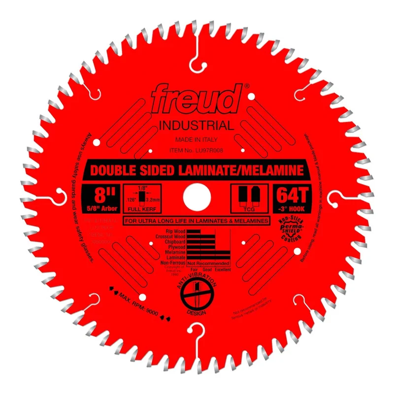 Freud 8" x 64T Double Sided Laminate/Melamine Blade