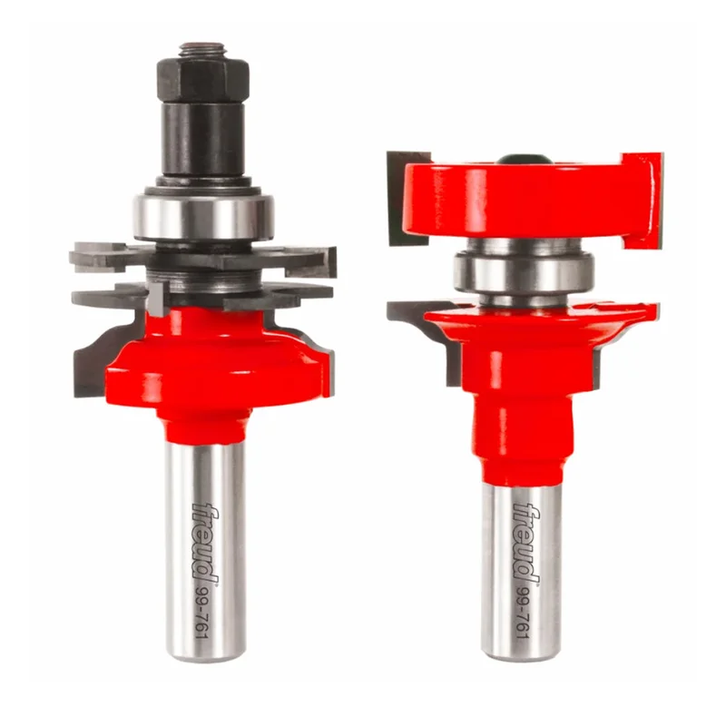 Freud Adjustable Rail & Stile Router Bit Set Ogee 1-11/16" Diameter x 1/2" Shank