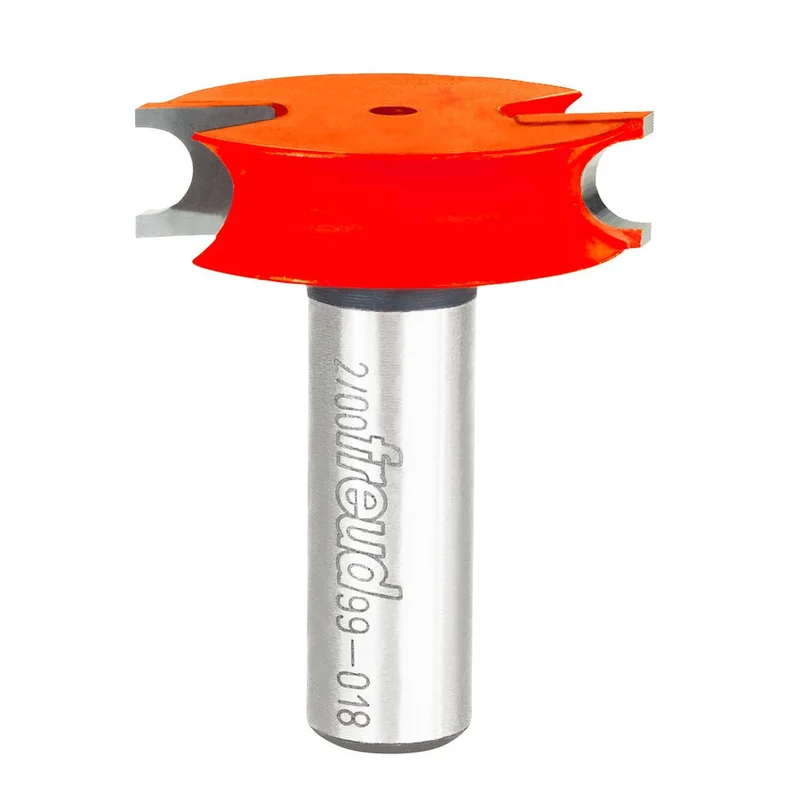 Freud Canoe Joint Router Bit - 1-1/2" Diameter, 3/8" Cut, 1/2" Shank