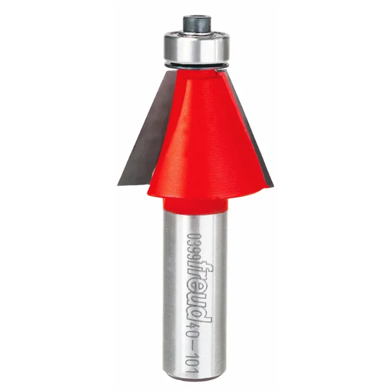 Freud Chamfer Router Bit - 1-1/4" Diameter, 7/8" Cut, 1/2" Shank