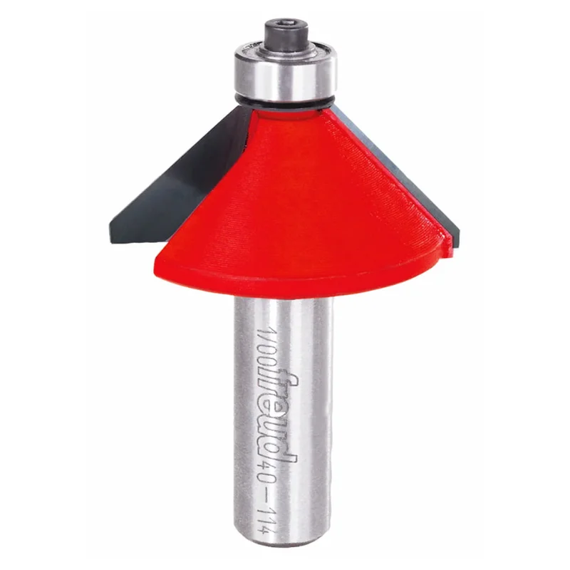 Freud Chamfer Router Bit - 1-5/8" Diameter, 5/8" Cut, 1/2" Shank