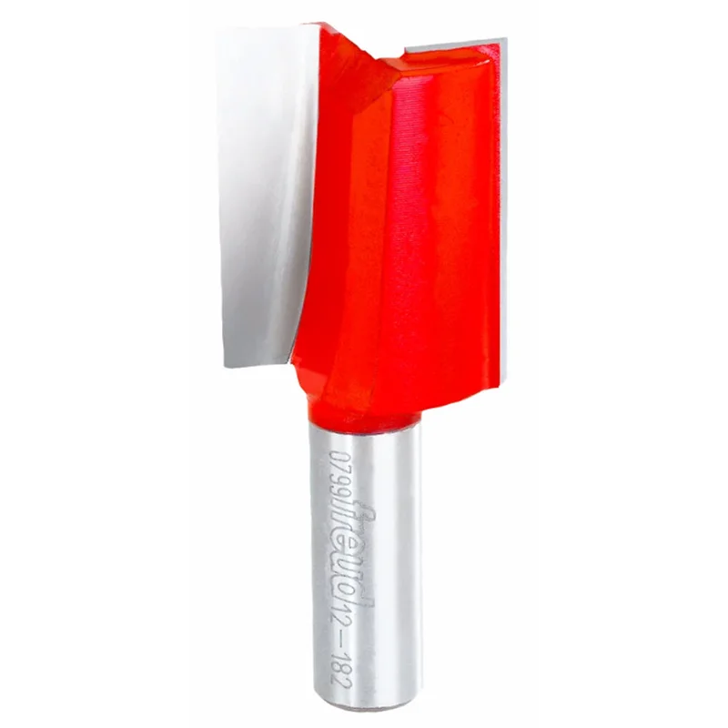 Freud Double Flute Straight Router Bit - 1-1/4" Diameter, 1-1/2" Cut, 1/2" Shank