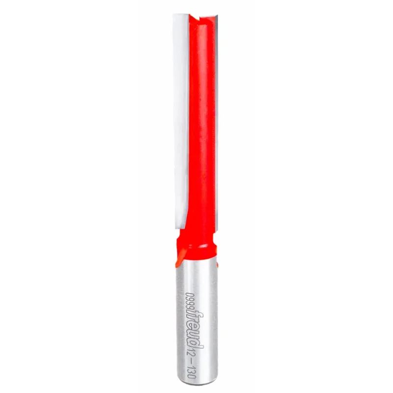 Freud Double Flute Straight Router Bit - 1/2" Diameter, 2-1/2" Cut, 1/2" Shank