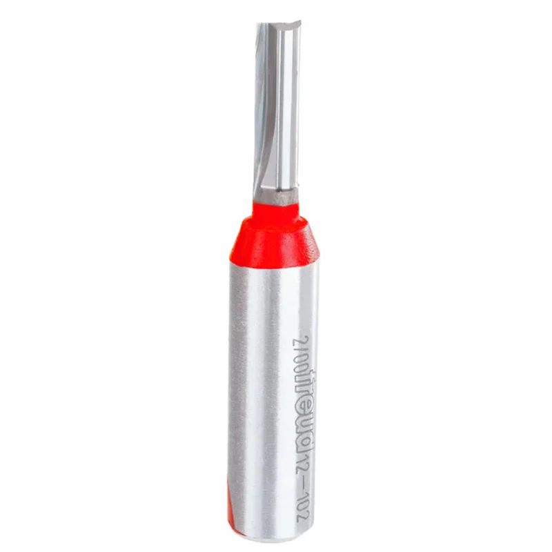 Freud Double Flute Straight Router Bit - 1/4" Diameter, 7/8" Cut, 1/2" Shank