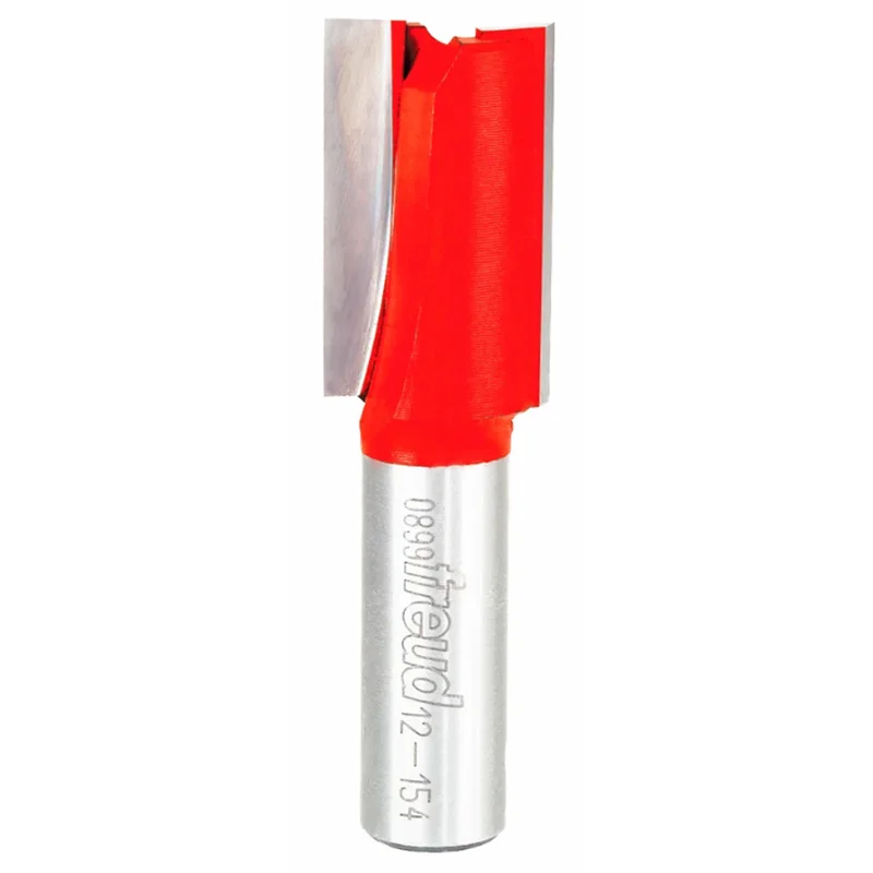 Freud Double Flute Straight Router Bit - 3/4" Diameter, 1-1/4" Cut, 1/2" Shank