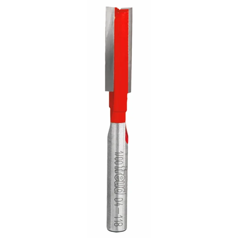 Freud Double Flute Straight Router Bit - 5/16" Diameter, 1" Cut, 1/4" Shank