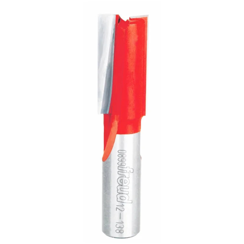 Freud Double Flute Straight Router Bit - 5/8" Diameter, 1-1/4" Cut, 1/2" Shank